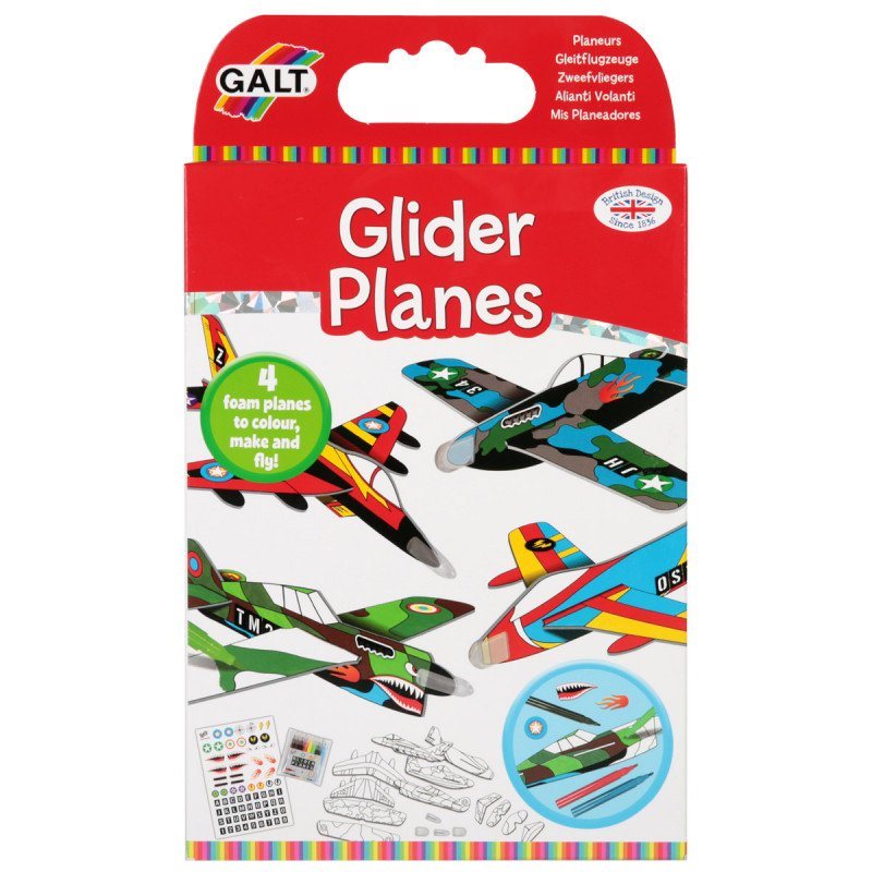 Pyssellåda byggsats flygplan 4-pack