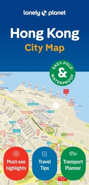 Lonely Planet Hong Kong City Map